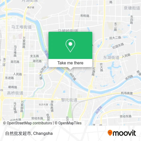 自然批发超市 map