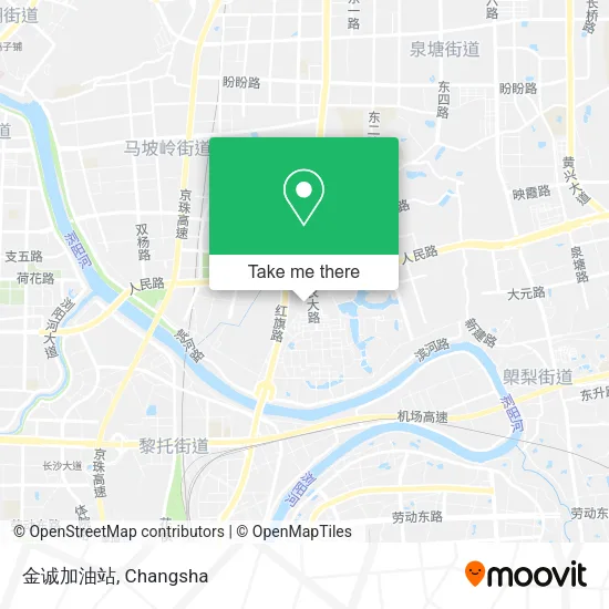 金诚加油站 map