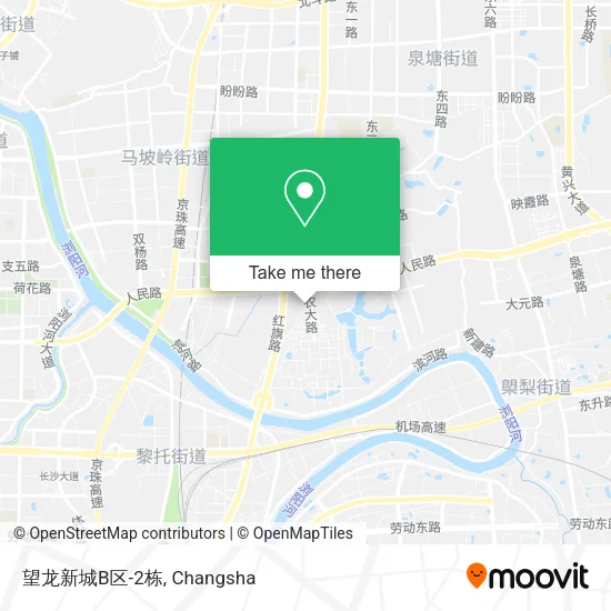 望龙新城B区-2栋 map