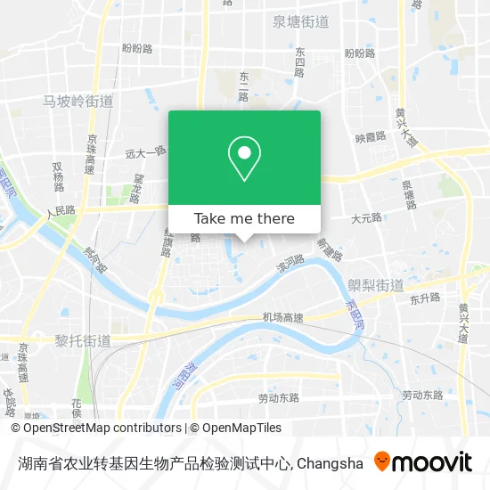 湖南省农业转基因生物产品检验测试中心 map