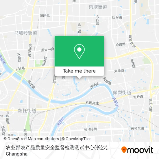 农业部农产品质量安全监督检测测试中心(长沙) map