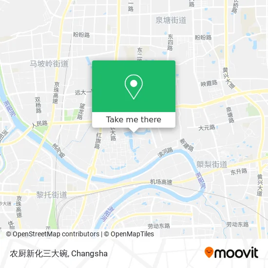 农厨新化三大碗 map