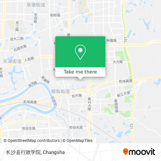 长沙县行政学院 map