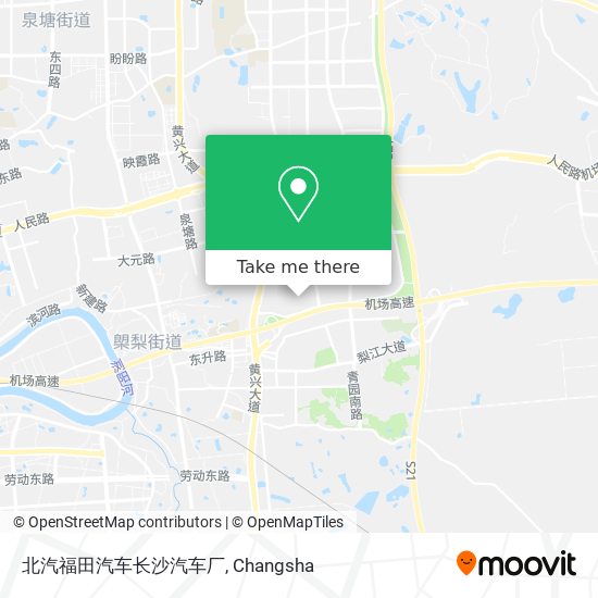 北汽福田汽车长沙汽车厂 map