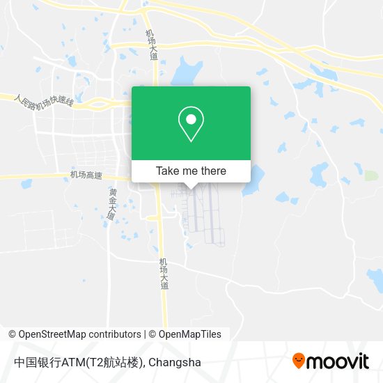 中国银行ATM(T2航站楼) map