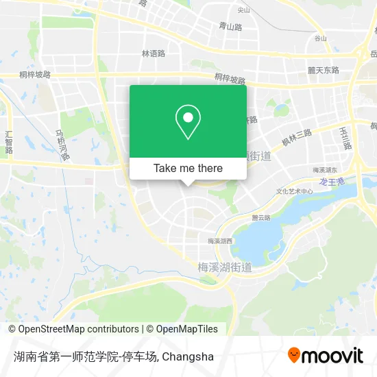 湖南省第一师范学院-停车场 map