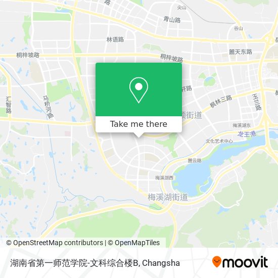 湖南省第一师范学院-文科综合楼B map