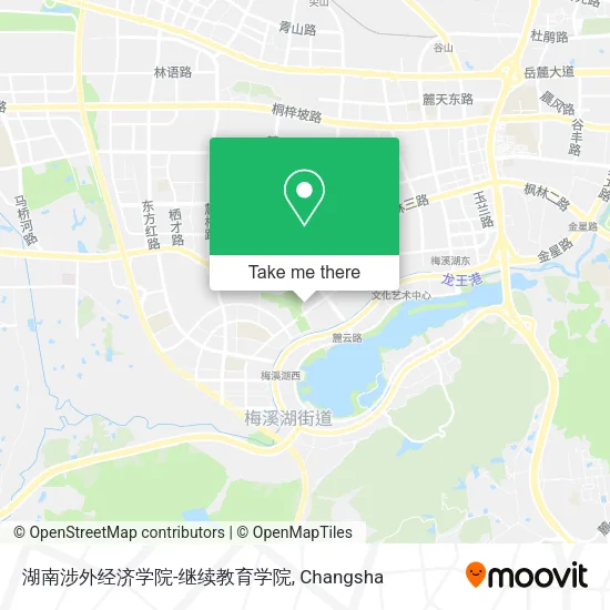 湖南涉外经济学院-继续教育学院 map