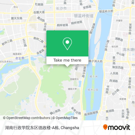 湖南行政学院东区德政楼-A栋 map