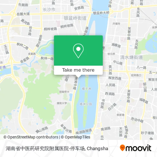 湖南省中医药研究院附属医院-停车场 map
