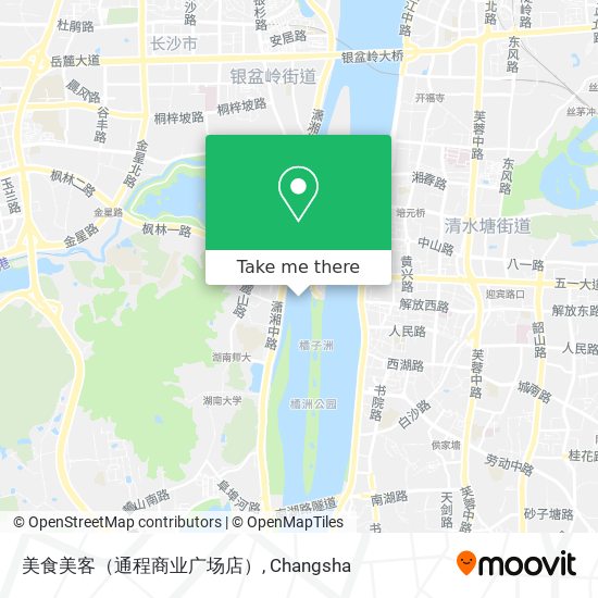 美食美客（通程商业广场店） map