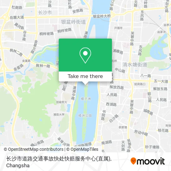长沙市道路交通事故快处快赔服务中心(直属) map