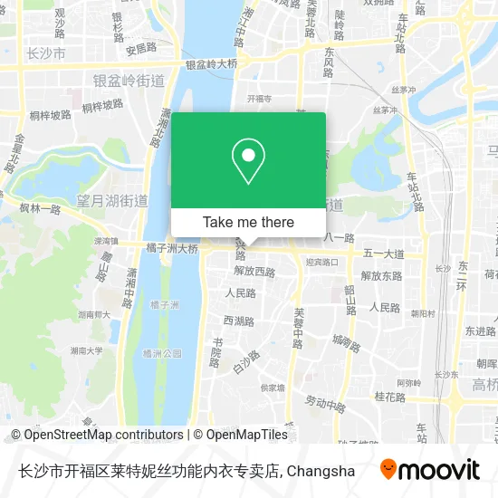 长沙市开福区莱特妮丝功能内衣专卖店 map