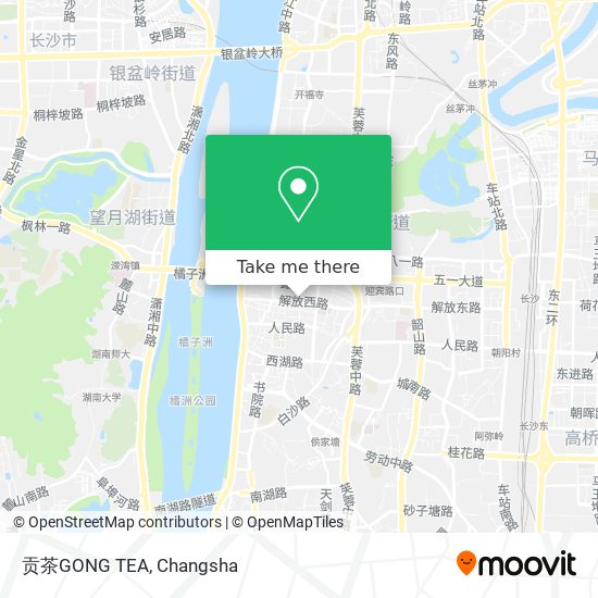 贡茶GONG TEA map