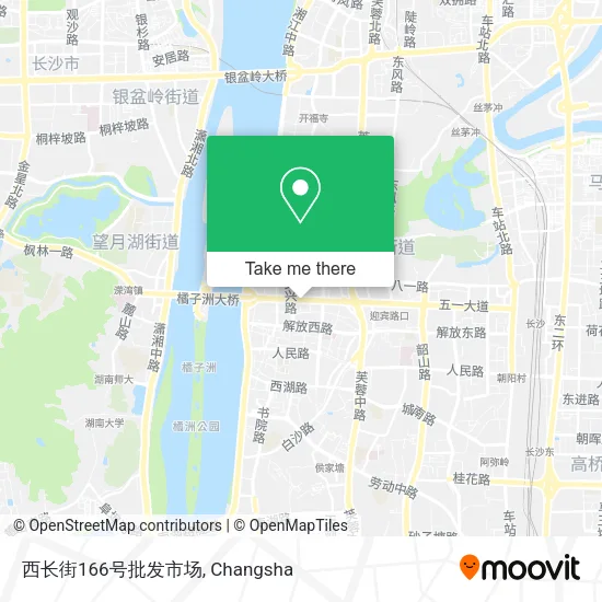 西长街166号批发市场 map