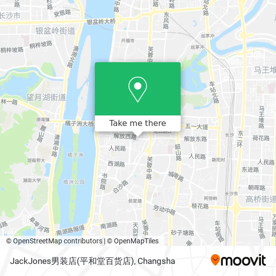 JackJones男装店(平和堂百货店) map