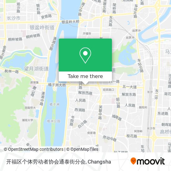 开福区个体劳动者协会通泰街分会 map