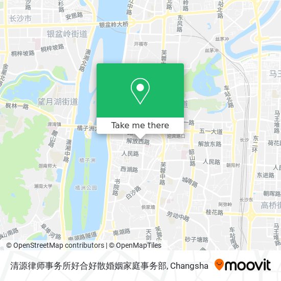 清源律师事务所好合好散婚姻家庭事务部 map