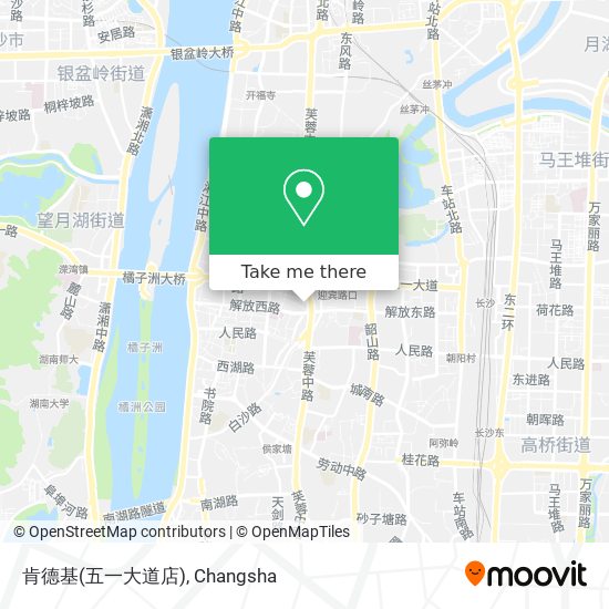 肯德基(五一大道店) map