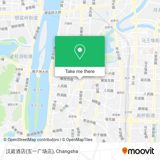 汉庭酒店(五一广场店) map