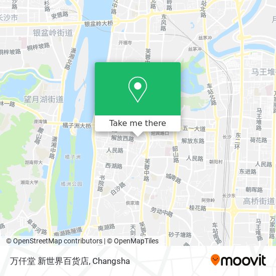 万仟堂 新世界百货店 map