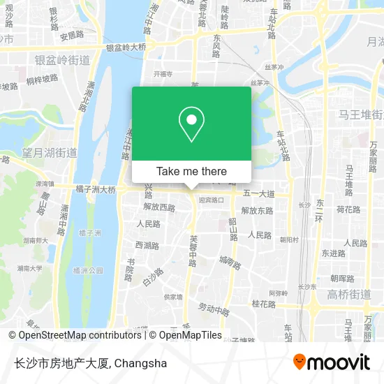长沙市房地产大厦 map