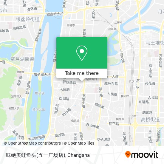 味绝美蛙鱼头(五一广场店) map