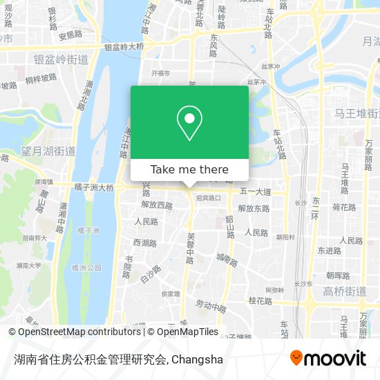 湖南省住房公积金管理研究会 map