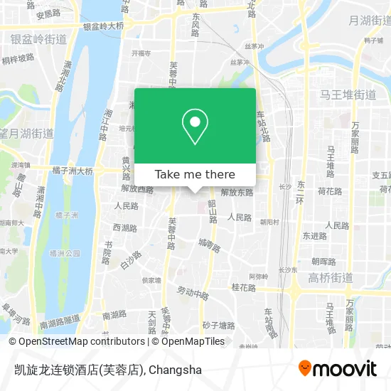 凯旋龙连锁酒店(芙蓉店) map