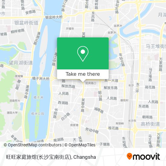 旺旺家庭旅馆(长沙宝南街店) map