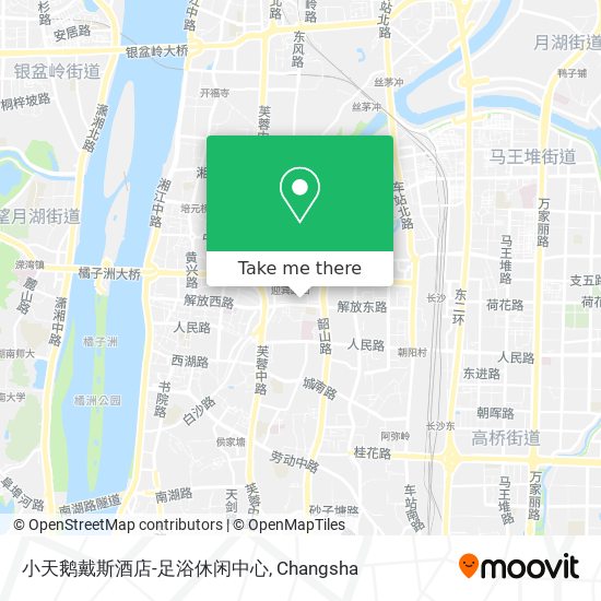小天鹅戴斯酒店-足浴休闲中心 map