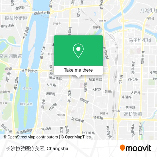 长沙协雅医疗美容 map