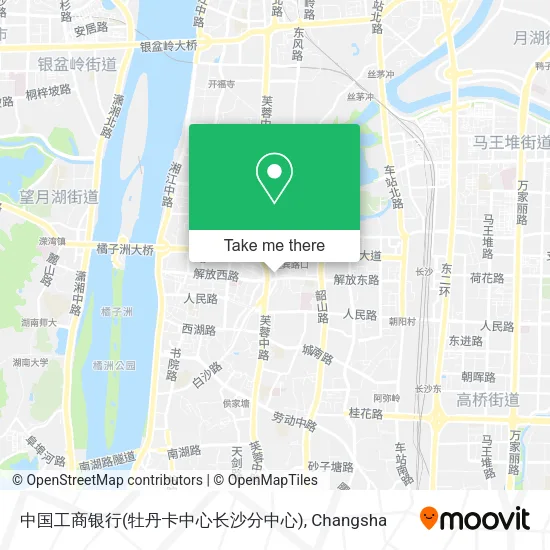 中国工商银行(牡丹卡中心长沙分中心) map