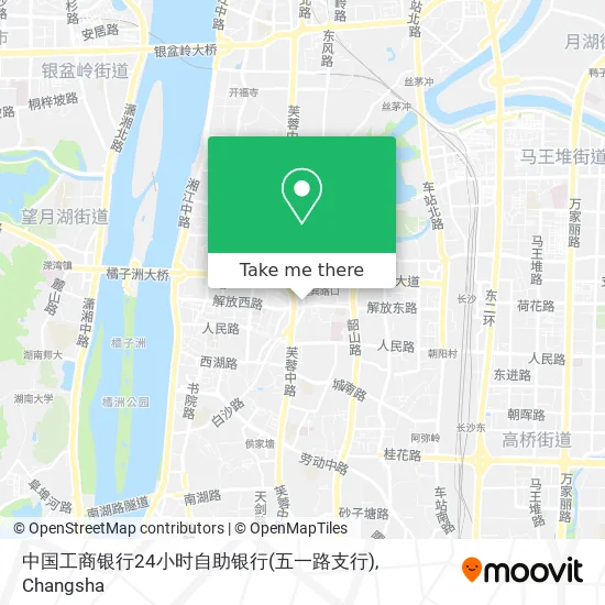 中国工商银行24小时自助银行(五一路支行) map