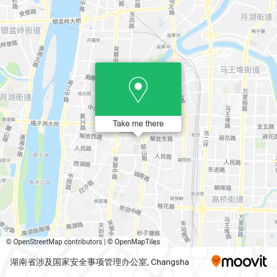 湖南省涉及国家安全事项管理办公室 map