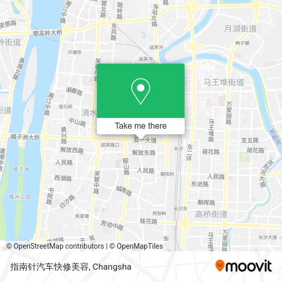 指南针汽车快修美容 map