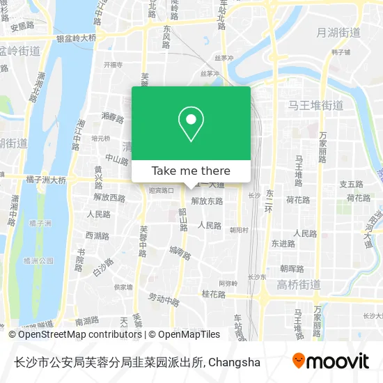长沙市公安局芙蓉分局韭菜园派出所 map