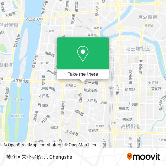 芙蓉区朱小吴诊所 map