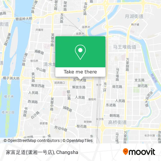 家富足道(潇湘一号店) map