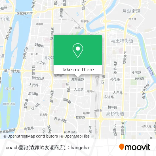 coach蔻驰(袁家岭友谊商店) map