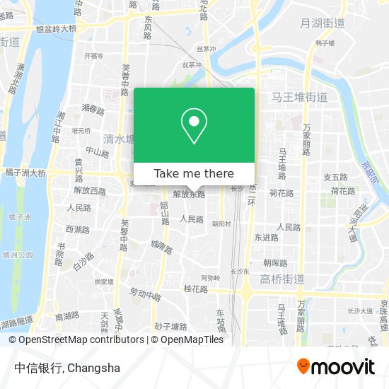 中信银行 map
