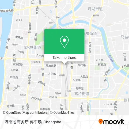 湖南省商务厅-停车场 map