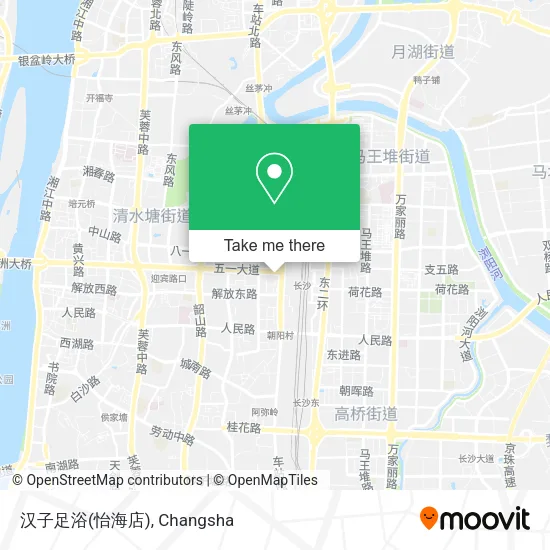 汉子足浴(怡海店) map