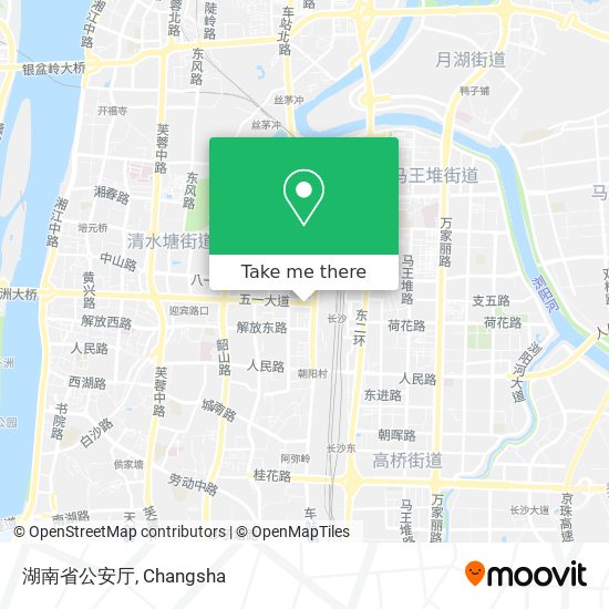 湖南省公安厅 map
