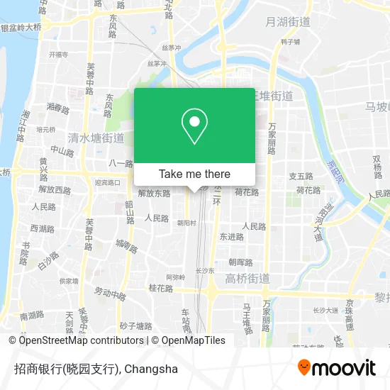 招商银行(晓园支行) map