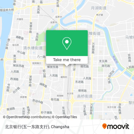 北京银行(五一东路支行) map