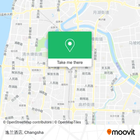 逸兰酒店 map