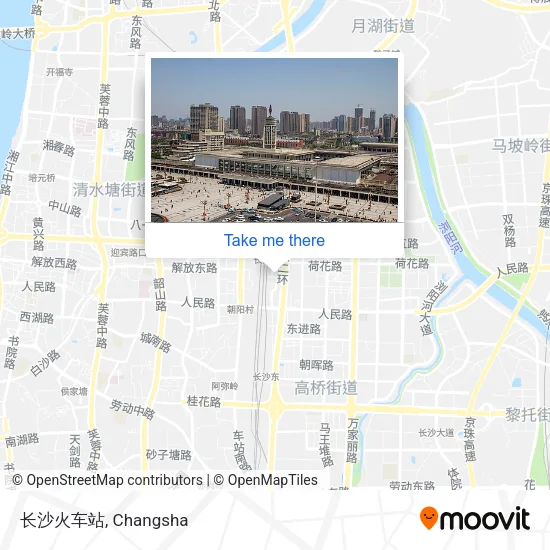 长沙火车站 map