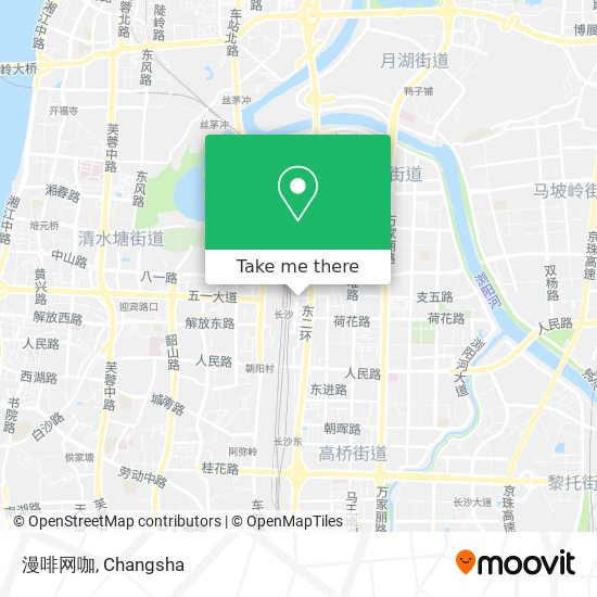漫啡网咖 map