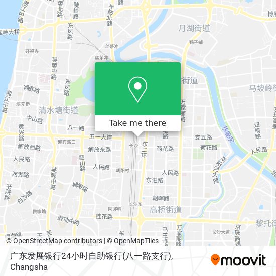 广东发展银行24小时自助银行(八一路支行) map